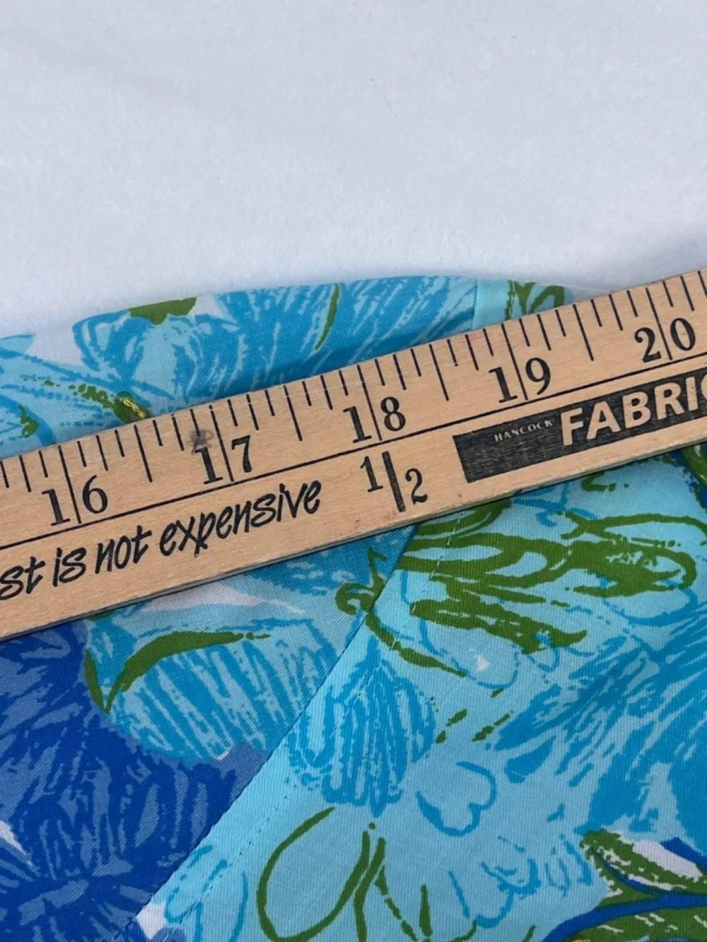 Talbots 100% Tencel Blue Floral Top Medium - Picture 9 of 9